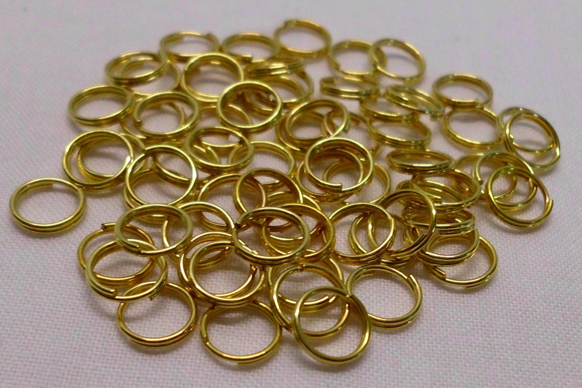 Split Ring 8mm NF Gold 10g – Heart Bead Studio